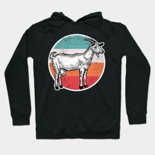 Vintage Retro Goat Hoodie